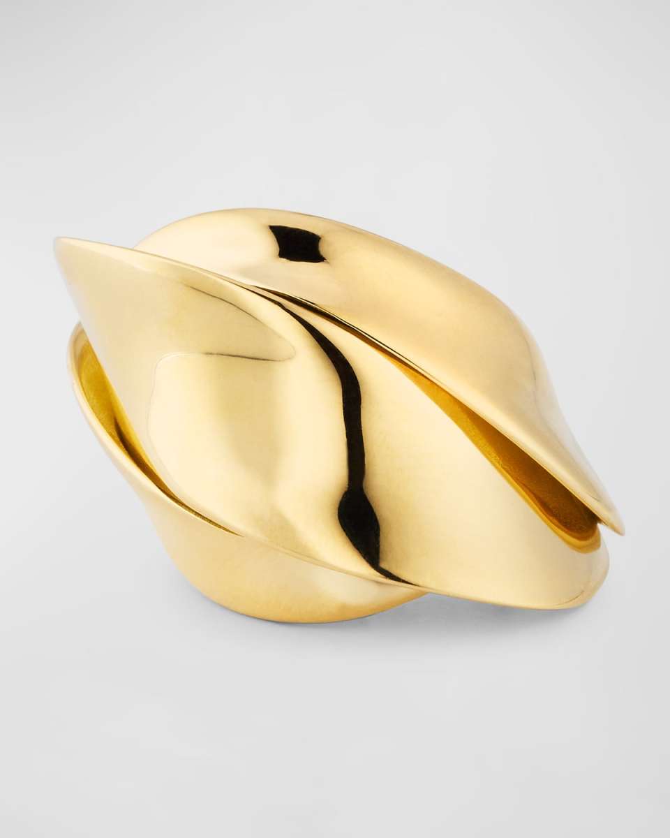 18k Yellow Gold Flux Ring